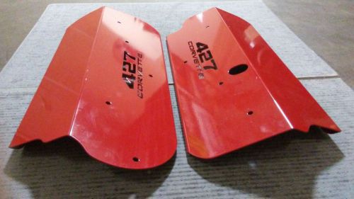 Red 427 corvette coil covers ls7 only stock fuel rail, stock manifold