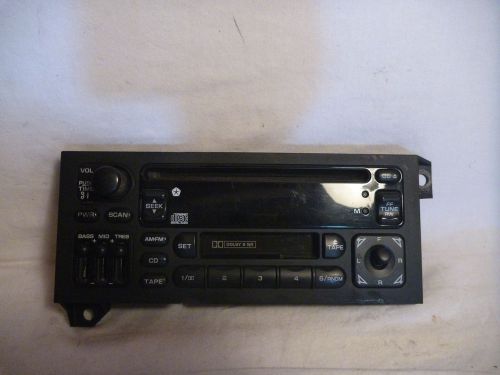 95-01 dodge chrysler jeep radio cd cassette face plate p04304383ae tp813