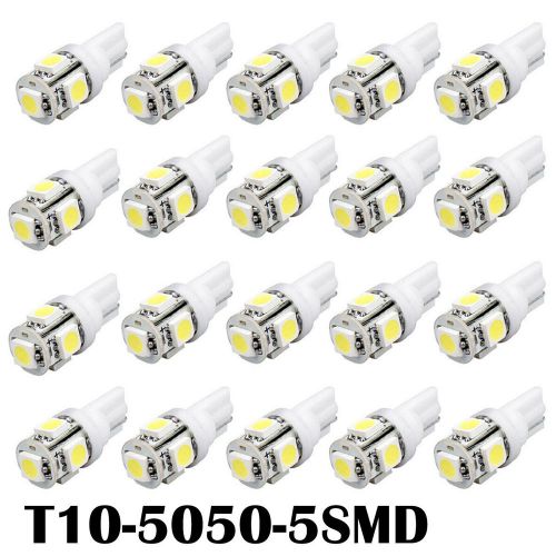 20x t10 5smd 5050 192 168 194 car led wedge xenon side marker signal white light