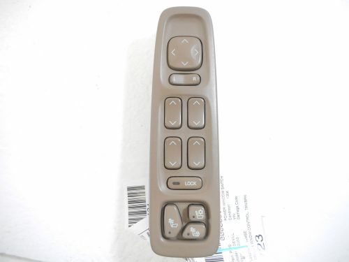 00-05 cadillac deville master window switch &amp; driver seat heat control oem brown