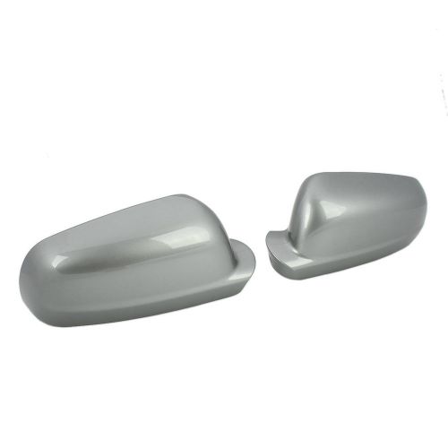 Left &amp; right side grey rearview mirrors cover cap for vw golf mk4 1998-2004