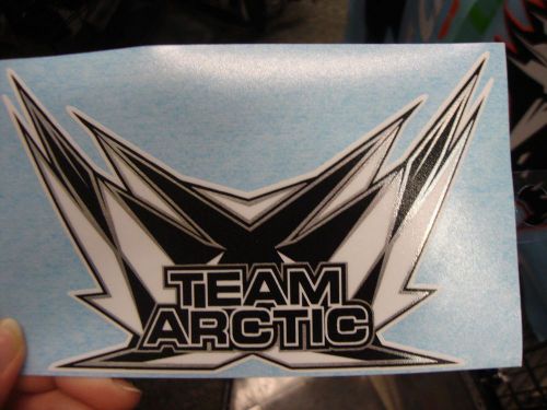 Brand new team arctic flag chrome decal ~ 5273-015