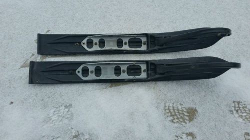 Arctic cat snowmobile plastic skis with carbide runners firecat, zr zl,crosdfire