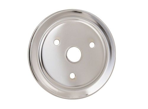 Mr. gasket 4972 chrome plated steel crankshaft pulley