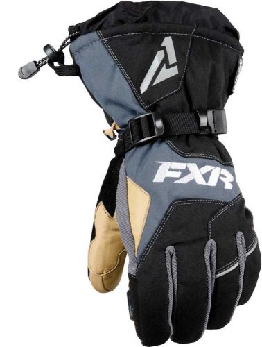 New fxr-snow torque adult insulated/waterproof gloves, black, 4xl