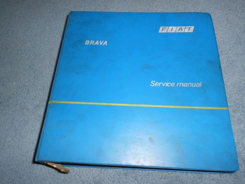 1980 fiat brava factory repair service shop manual north america 3342