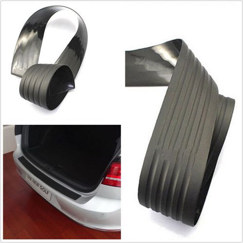 Wear-resisting car suv rear bumper protector guard trim cover rubber black sill