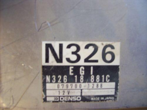 1987 1988  mazda rx-7 ecm pcm ecu computer n326