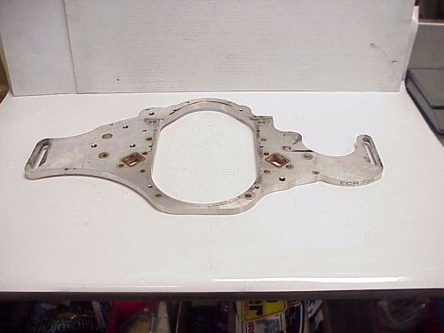 Billet aluminum chevy ro7 motorplate from a multi-championship nascar team