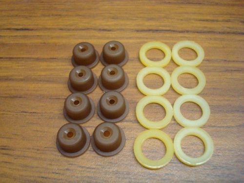 Fuel injector pintle caps &amp; spacers set of 8 bosch or denso ev1 mustang, bmw