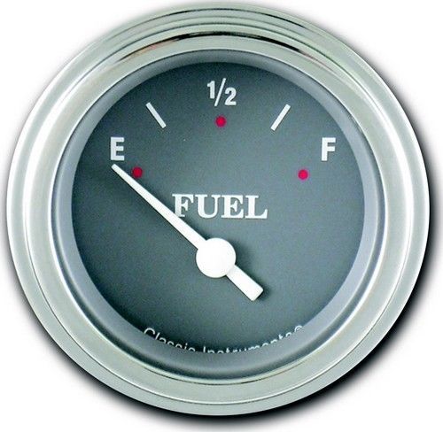 Classic instruments sg12slf fuel level e-f - (0-90 ohms fuel) - silver grey -