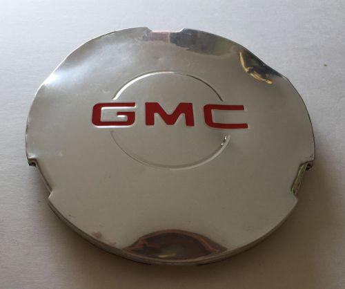 (1) gmc sierra 1500 yukon oem polished center cap p/n 15712389
