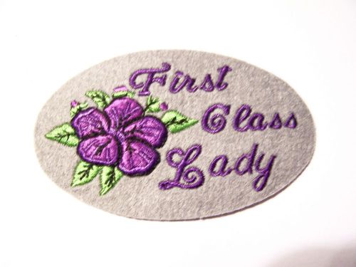 #0551 motorcycle vest path first class lady purple rose for lady rider