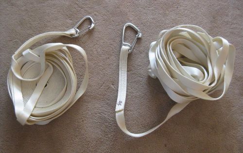 2 45 foot jack lines with carabiner