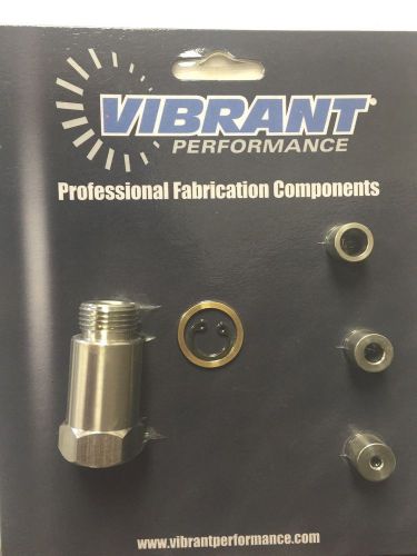 Vibrant 11621 oxygen sensor restrictor fitting adjustable gas flow inserts
