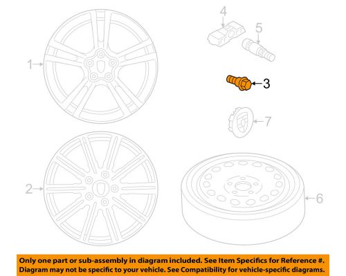 Porsche oem 11-13 cayenne wheels-wheel bolt       wht004676a