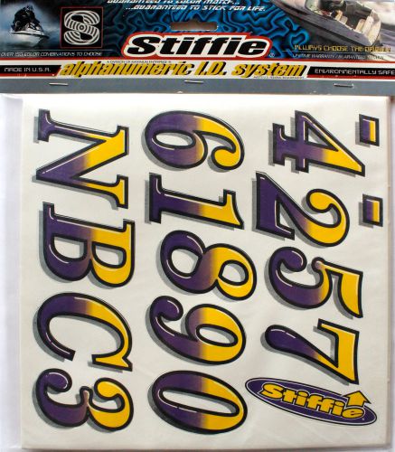 Stiffie classic cl02 boat pwc id number decal alphanumeric registration stickers