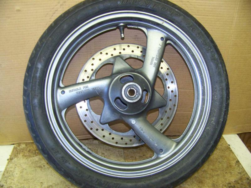 1992 yamaha seca 2 11 xj 600 xj600 front wheel rim tire