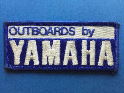 Rare vintage 1970&#039;s outboards by yamaha boat motors hat jacket patch crest