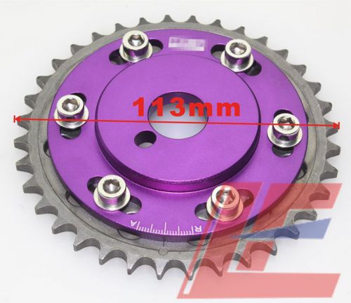 Cam gear pulley for nissan 200sx 240sx s13 s14 s15 silvia sr20 sr20det purple