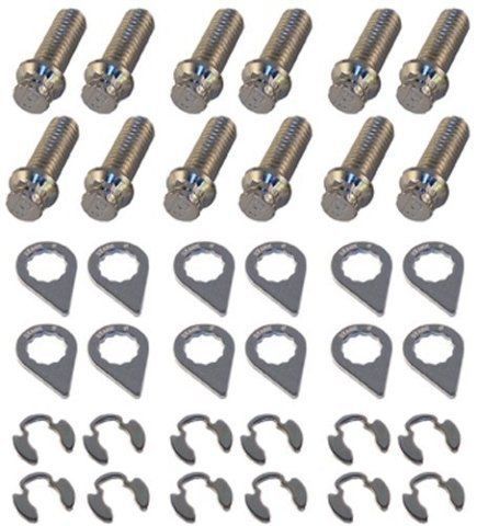 Stage 8 8931 1&#034; 12 point locking header bolt kit for gm small and v6 with 3/8&#034; b