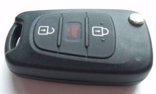 Kia keyless entry remote / 3 button flip key fob / fcc id: tq8-rke-3f02