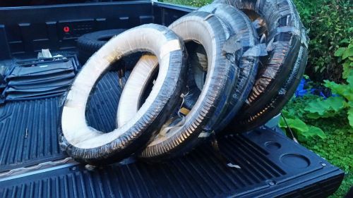 Coker brand 6 tires size 525-550-18 inch- with wide white walls never used