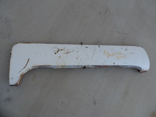 1960 cadillac rear fender skirt solid rot free original paint gm part