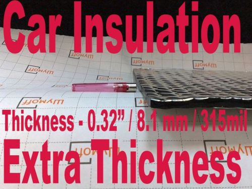 Extra thickness deadener car insulation extreme noise killer 100% quality 6mats