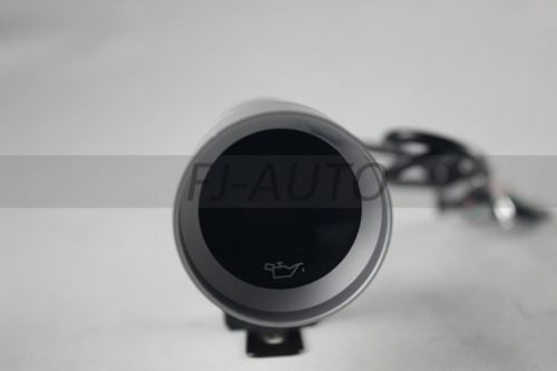 Hot sale brand new 37mm micro oil pressure gauge/racing meter w/sensor silver