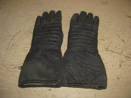 Vintage motorcycle racing gloves from liz wemett  stk # 51