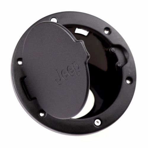 For jeep wrangler 4-door &amp; 2 door 07-14 black stainless steel gas fuel cap cover