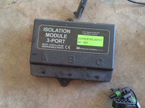 Western fisher snow plow 3 port isolation module green label 29070-1
