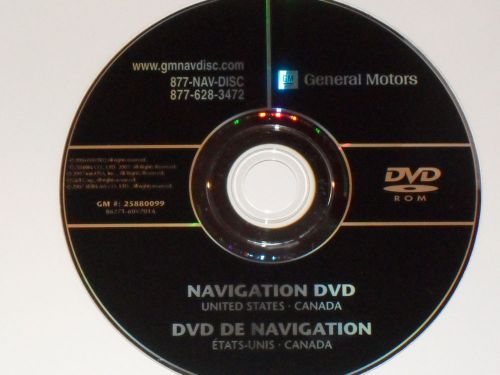 Chevrolet buick pontiac saturn gmc navigation cd dvd disc 25880099 oem map disk