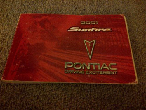 2001 pontiac sunfire owners manual