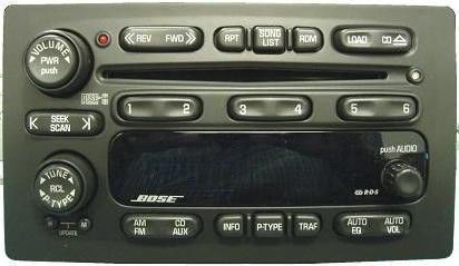 Chevy-gmc-2003-2005-truck-van-radio-am-fm-6-disc-cd-player-part-number-10359565