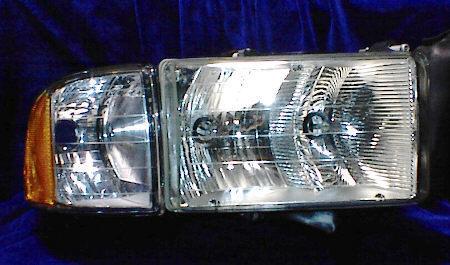 R headlight 99 00 01 dodge ram *sport* pickup 1999-2001