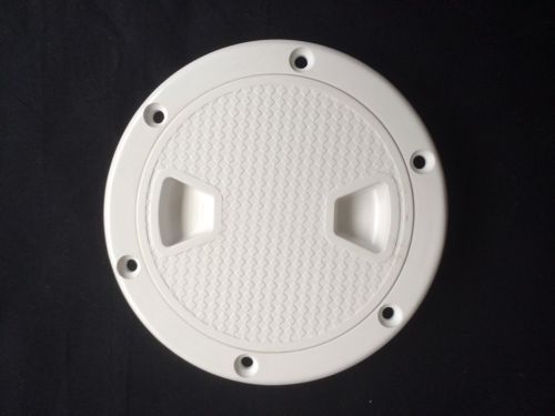 Viking marine 4&#034; round access hatch cover lid screw out deck