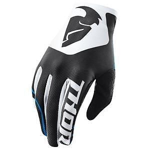 New thor mx mens adult atv riding bend black void race gloves racing