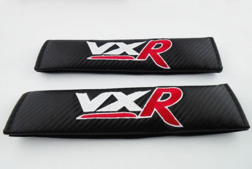 2 x vxr for corsa astra vectra embroidery seat belt shoulder pads cover cushion