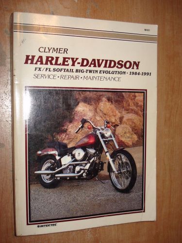 1984-1994 harley davidson fl fx softail motorcycle service manual shop book