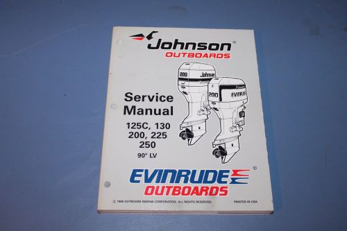 Johnson evinrude outboards omc service manual &#034;eu&#034; 90° lv, 125-250, 507269