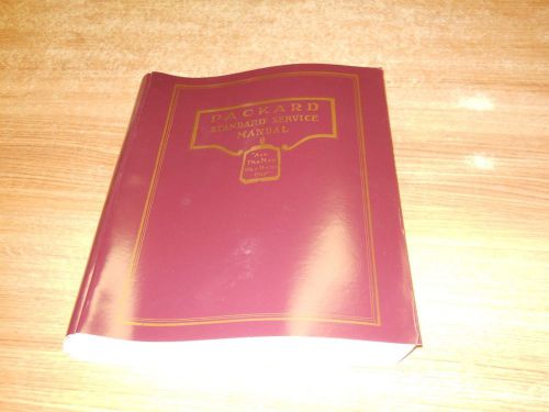 Packard 1922 - 1928, shop manual, very nice !