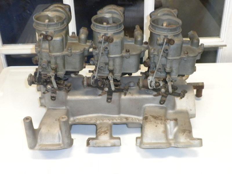 Vintage offenhauser ford/merc y block 272 292 312 tri-power & 3 carbs