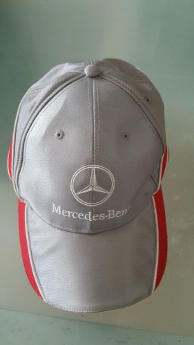 Mercedes benz oem formula,1 silver and red baseball cap adjustable