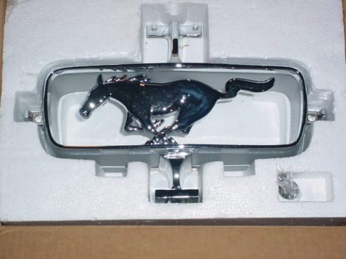 Grille ornament for a 1965 mustang (corral &amp; running horse)