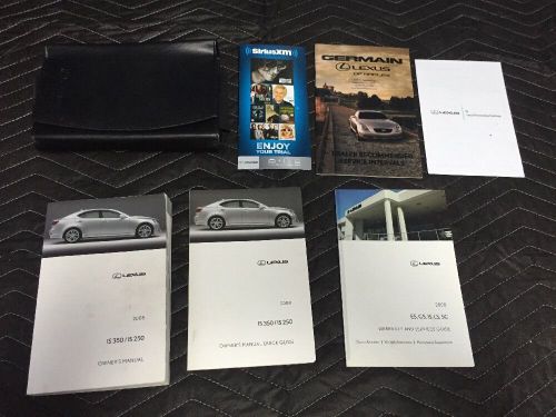 2008 lexus is 350 250 original owners manual service guide kit 08 + pouch case