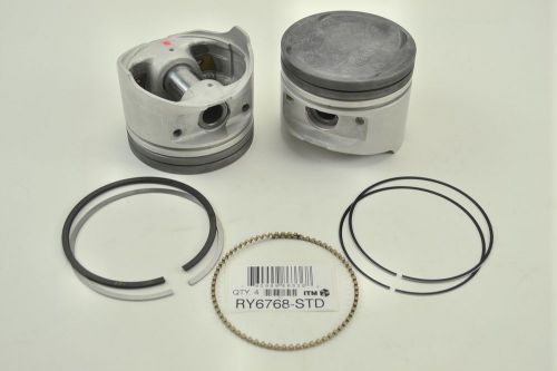 Engine piston kit itm ry6768-020 fits 95-98 mitsubishi eclipse 2.0l-l4