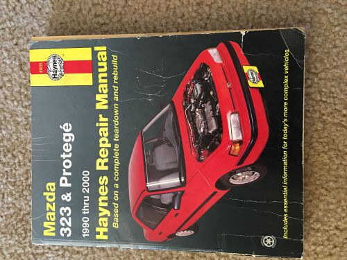 Mazda 323 &amp; protege 1990 thru 2000 haynes repair manual