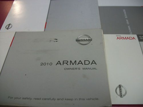 2010 nissan armada owners manual with free priority shipping